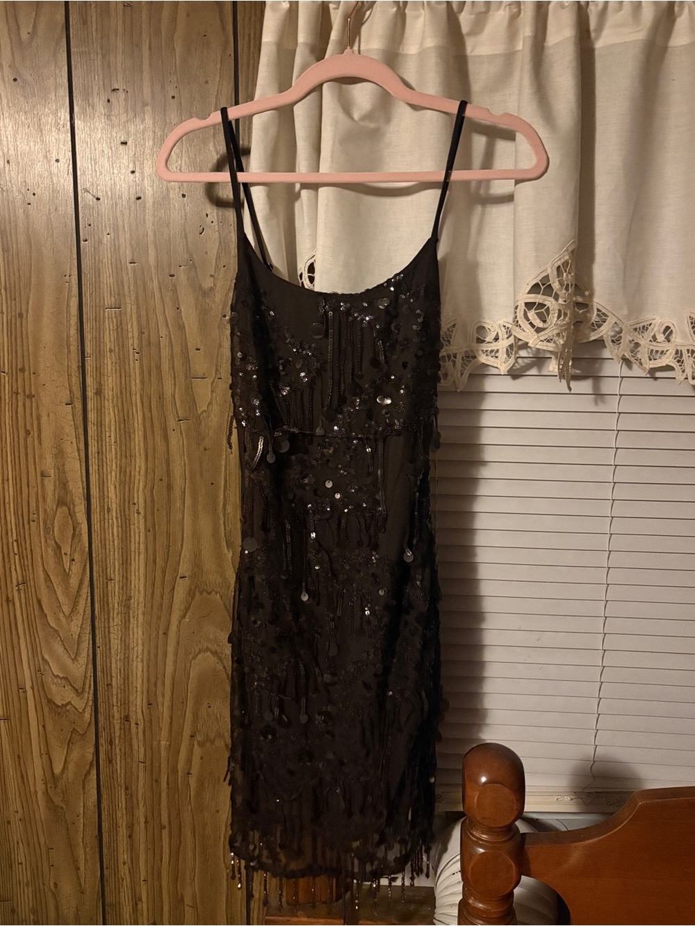 White Fox "Decadent Daze" Brown sequin dress
